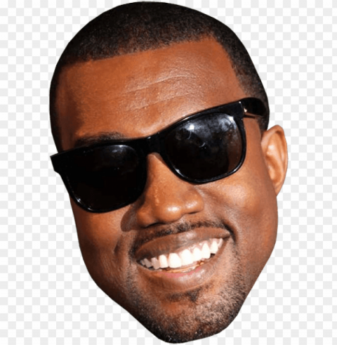 Music Stars - Kanye West Face Transparent PNG Images For Design