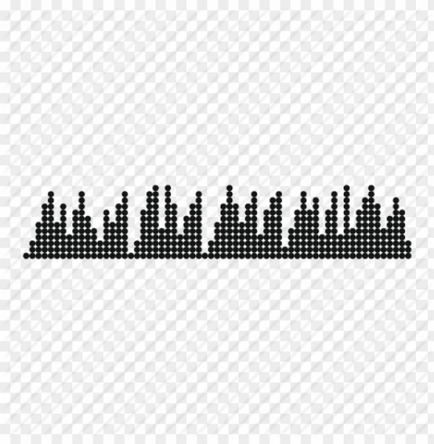 music waves vector PNG images with clear alpha channel