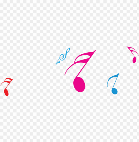 musical note melody sheet music - color music notes Transparent PNG graphics library