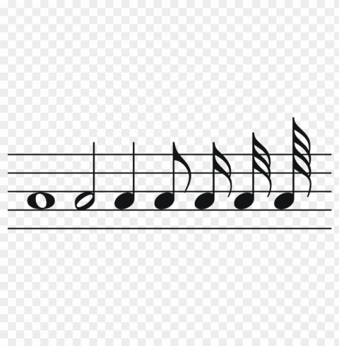 musical notes PNG Graphic with Isolated Design