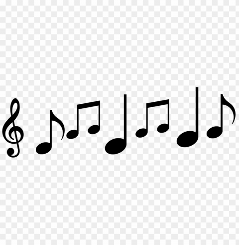 musical notes PNG Graphic with Transparent Isolation