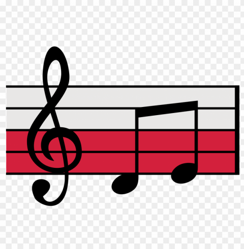 Musical Notes Red Background PNG Images With Alpha Channel Selection