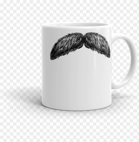 mustache mug thick - mu PNG images with alpha transparency layer PNG transparent with Clear Background ID db12dd0e