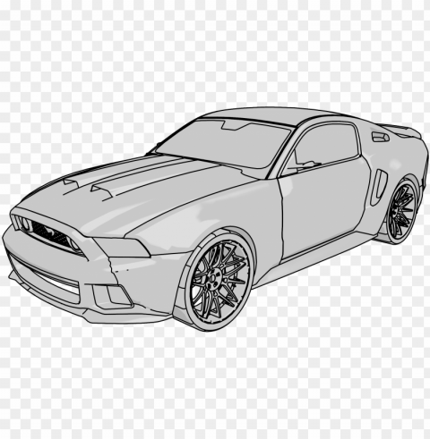 mustang gt car clipart - ford mustang fr500 High-resolution transparent PNG files