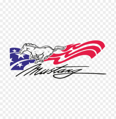 mustang usa vector logo free download PNG pictures with no background required