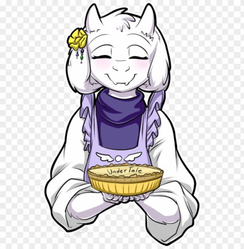 my art undertale toriel butterscotch pie artists on - toriel fanart background Transparent PNG Isolated Item with Detail