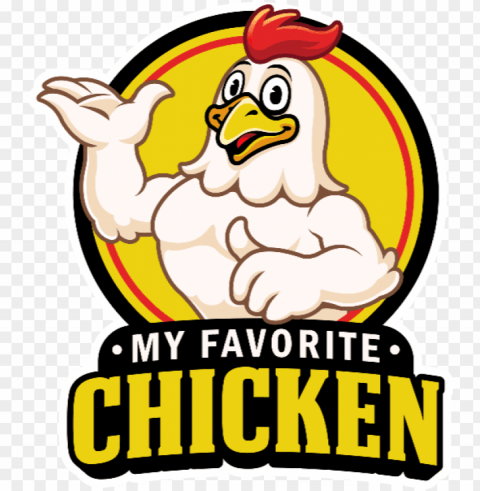 My Favorite Chicken - Cartoo HighResolution Isolated PNG Image