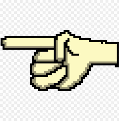 My First Pixel Hand Transparent PNG Isolated Object With Detail