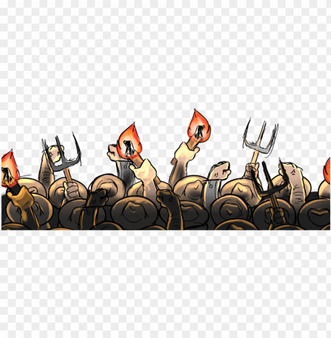 my fist sketch for the angry mob of medieval farmers - cartoon medieval angry mob HighResolution Transparent PNG Isolated Element