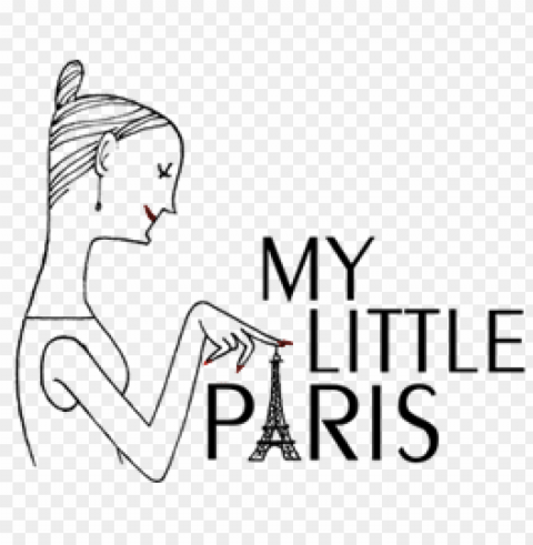 my little paris logo Transparent Background Isolated PNG Figure
