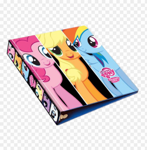 my little pony binder PNG design PNG transparent with Clear Background ID 7256f637