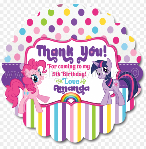 my little pony birthday favor tag - my little pony birthday giveaways PNG transparent elements complete package