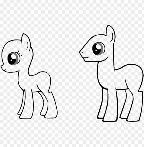 my little pony cutie mark crusaders coloring pages - my little pony blank coloring pages PNG images with no background essential