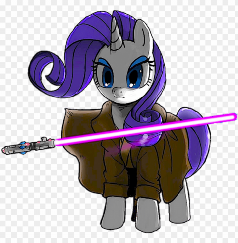 my little pony jedi Isolated Artwork in HighResolution Transparent PNG