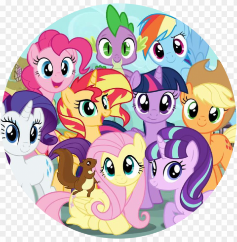 my little pony - my little pony mane 8 Transparent PNG Isolated Subject Matter