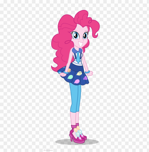 my little pony pinkie pie equestria girl High-quality transparent PNG images