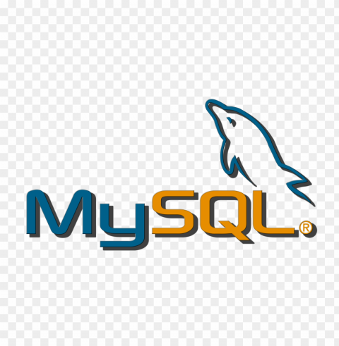 mysql logo design Transparent PNG Object with Isolation