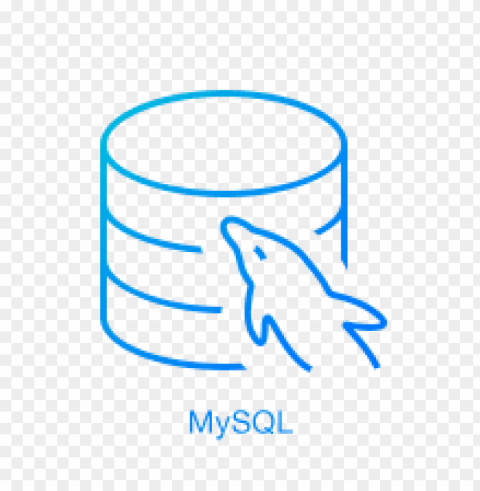 mysql logo images Transparent PNG Isolated Subject Matter