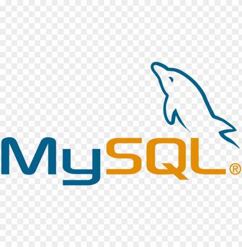 mysql logo text Transparent Background Isolation in HighQuality PNG