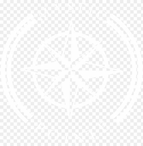 mystic logo best whi - logo kompas hitam putih ClearCut Background PNG Isolated Item