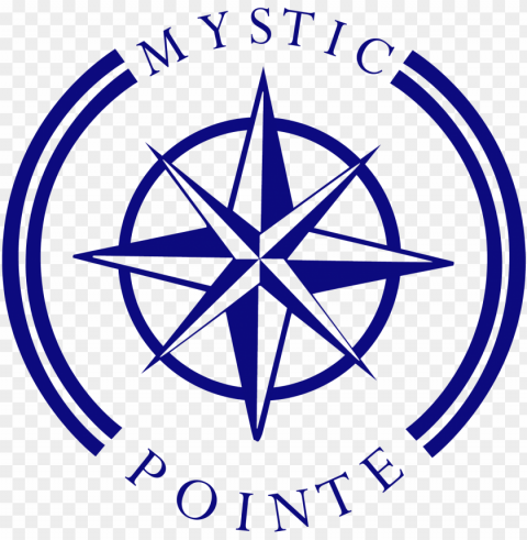 mystic pointe logo - royal enfield compass stickers Transparent Cutout PNG Graphic Isolation