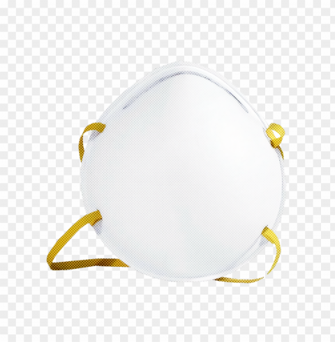 N95 surgical mask doctor 3m YellowCeiling Transparent background PNG stock