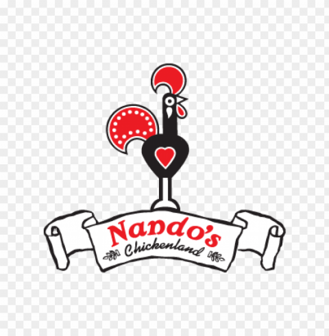 nandos logo vector free download PNG Isolated Object with Clear Transparency