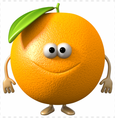 naranja animada High-resolution transparent PNG files