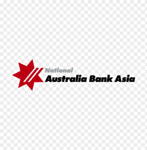 national australia bank asia vector logo Isolated Subject on HighResolution Transparent PNG