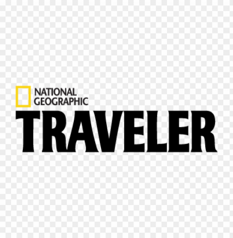 national geographic traveler vector logo PNG with alpha channel
