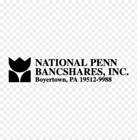 national penn bancshares vector logo Clear Background Isolated PNG Object