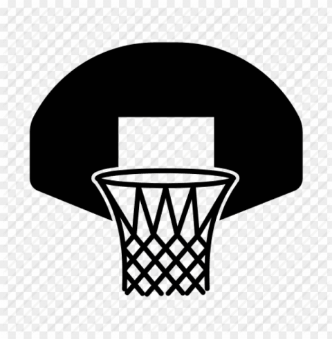 nba basketball hoop PNG with transparent overlay