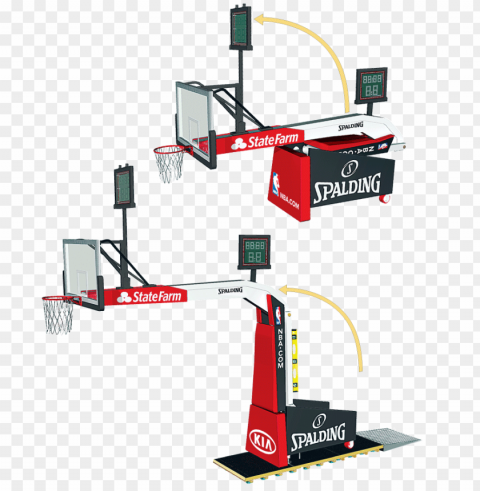 nba basketball hoop PNG Graphic Isolated on Clear Background