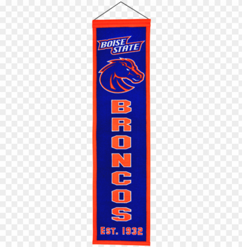 ncaa boise state broncos wool heritage banner 1 Isolated Object on HighQuality Transparent PNG