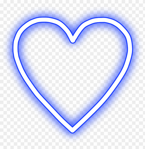 #neon #heart #love #freetoedit #blue #귀여운 #可愛い #mimi - pink neon heart transparent PNG with Transparency and Isolation