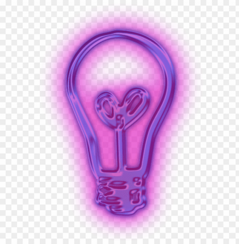 neon light bulb PNG images with clear backgrounds