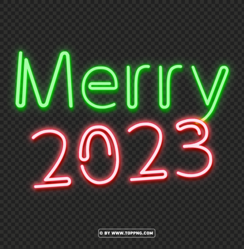neon merry 2023 free download PNG images for websites