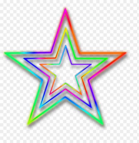 neon star PNG images with cutout PNG transparent with Clear Background ID c41f1a92