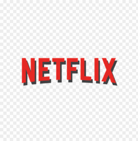 netflix logo transparent Clear Background PNG Isolated Design Element