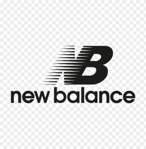 new balance black vector logo PNG graphics for presentations