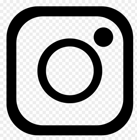 new black instagram logo 2020 Transparent Background PNG Isolated Character