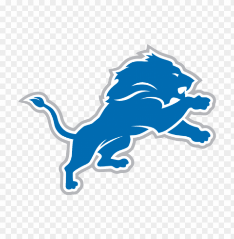new detroit lions logo vector PNG transparent graphics for projects