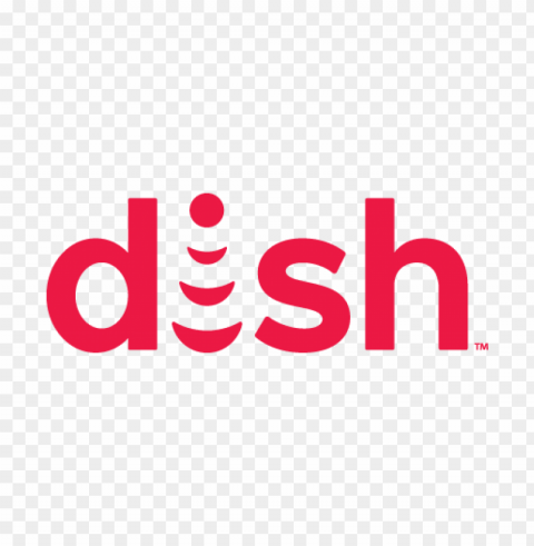 new dish network logo vector Isolated Graphic Element in Transparent PNG