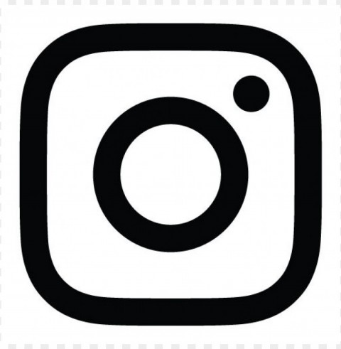 new instagram logo vector black and white PNG images for graphic design