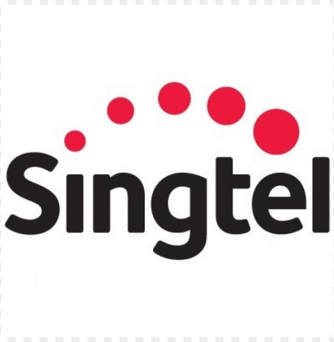 new singtel logo vector Clear Background PNG Isolated Illustration