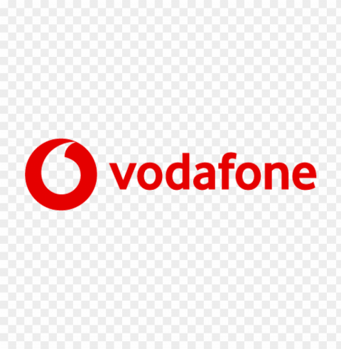 new vodafone logo vector Transparent PNG Isolated Illustration