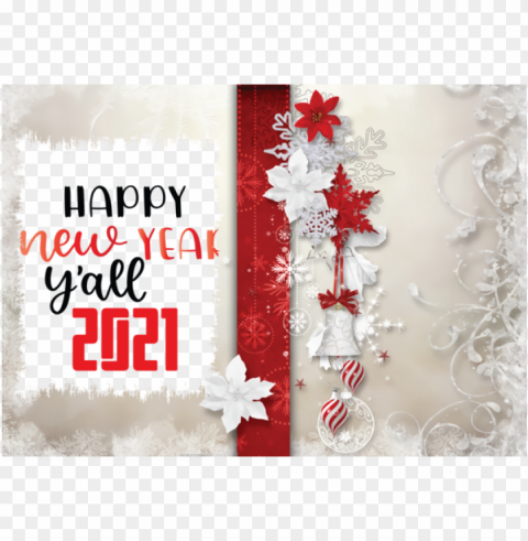 New Year Christmas Day Christmas decoration New Year for Happy New Year 2021 for New Year ClearCut Background Isolated PNG Art