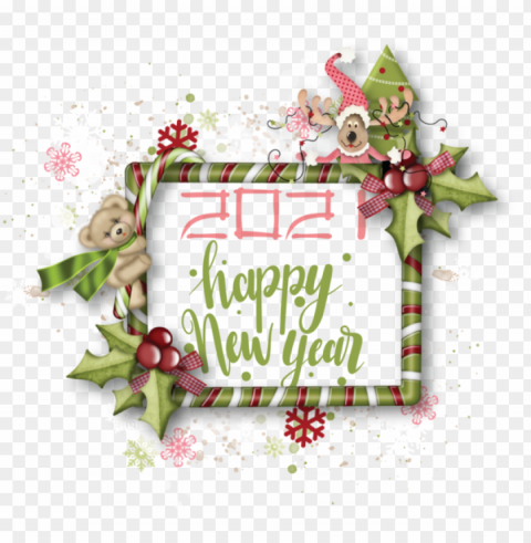 New Year Christmas ornament Christmas Day Christmas decoration for Happy New Year 2021 for New Year Free PNG file