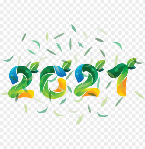 New Year Leaf Line Meter for Happy New Year 2021 for New Year High-resolution PNG images with transparency