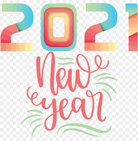 New Year Logo Design Line for Happy New Year 2021 for New Year High-resolution transparent PNG files